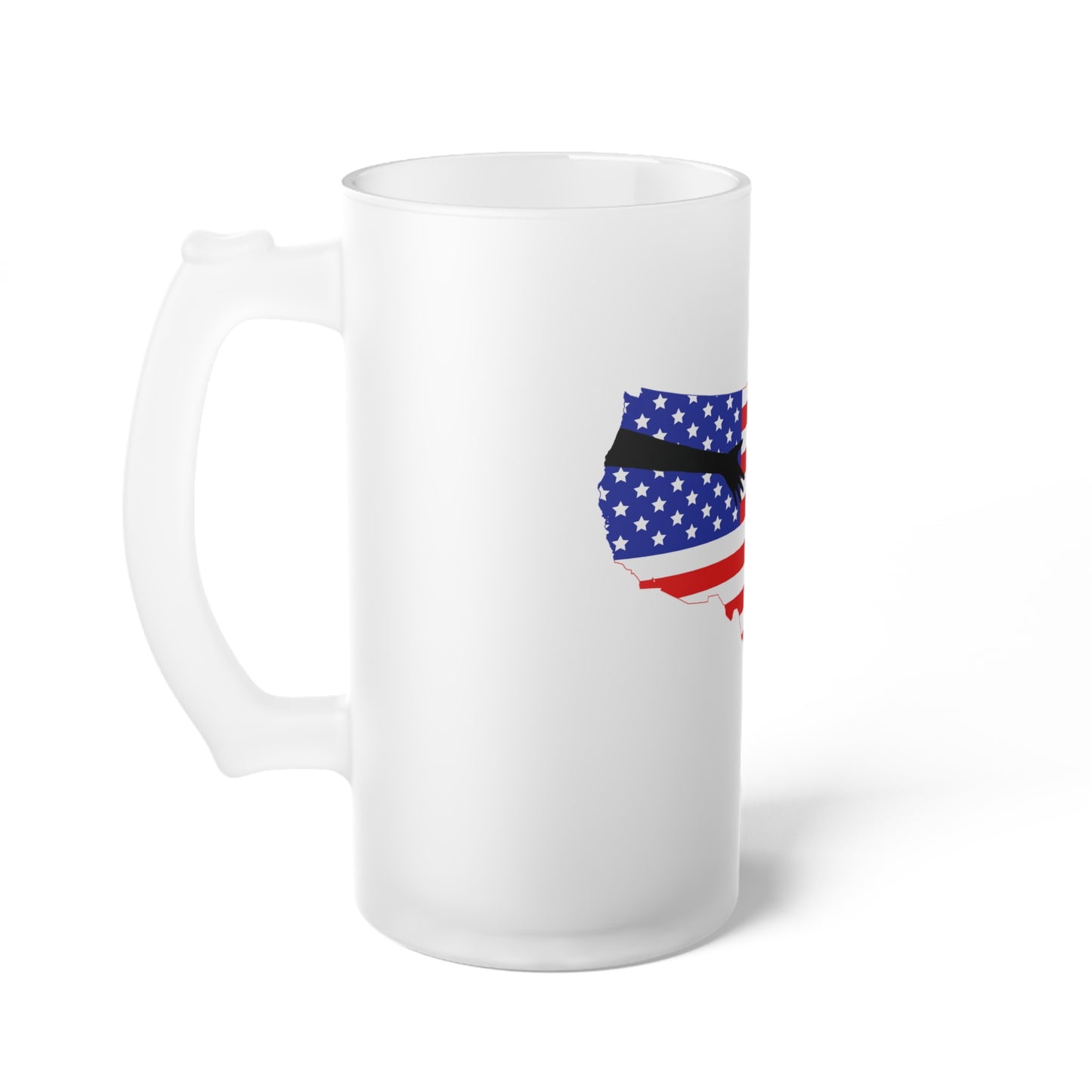 Frosted Glass Beer Mug